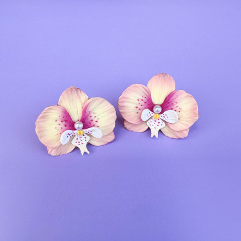Yellow Orchid 12 - Large